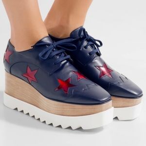 Stella McCartney Elyse Star Platform Oxford Shoes